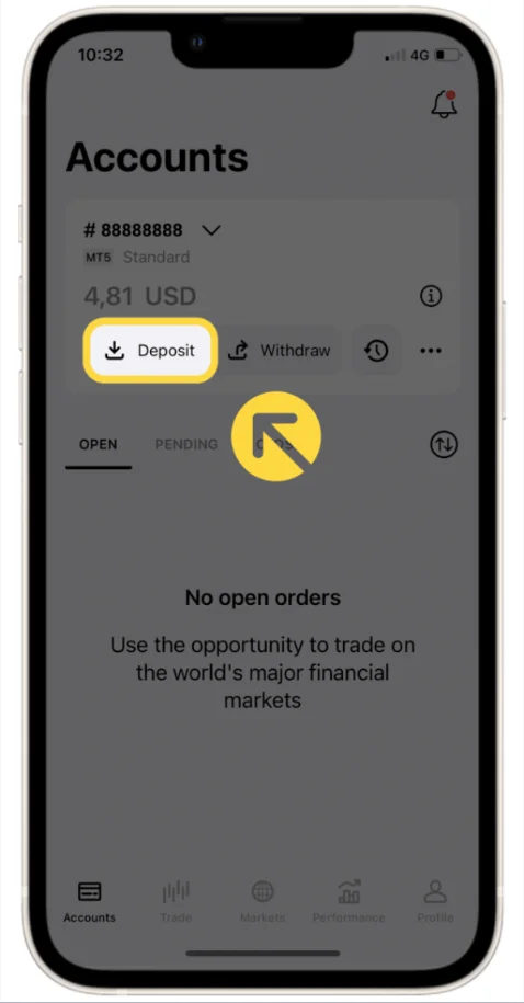 How to Deposit in Exness