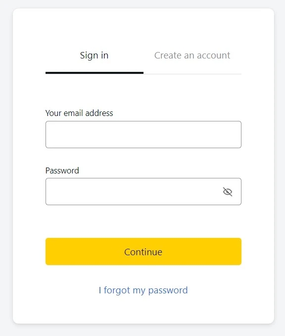 Exness Sign In - Login.